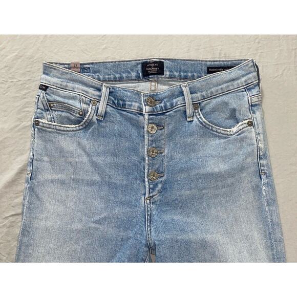 Citizens of Humanity CoH Rocket Ankle Skinny Exposed Button Fly Jeans. Size 27. - Picture 6 of 9